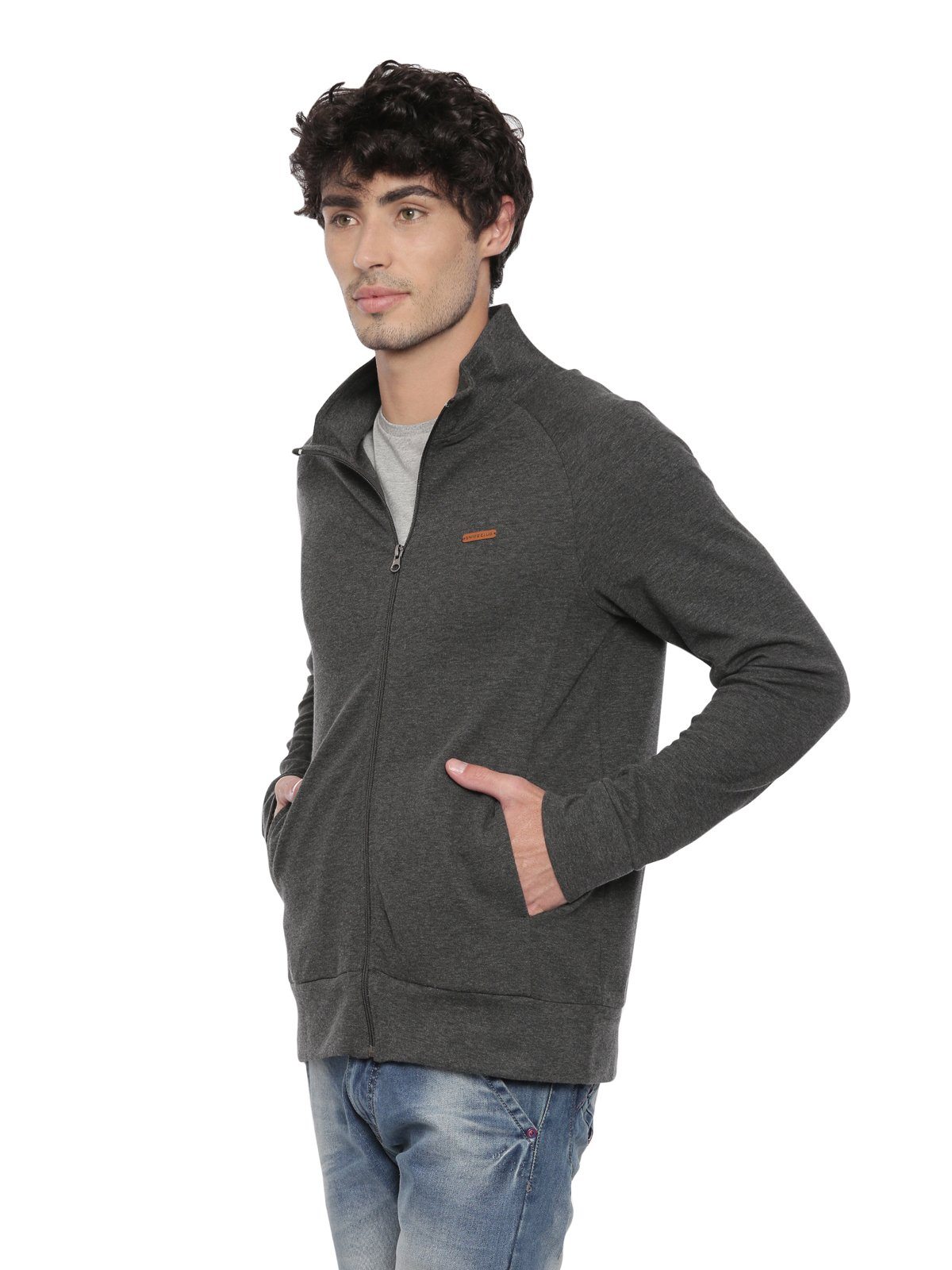 Swiss Club Mens Solid Casual Wear Full Sleeve Slim Fit Sweat Shirt Sweat Shirts Swiss Club 