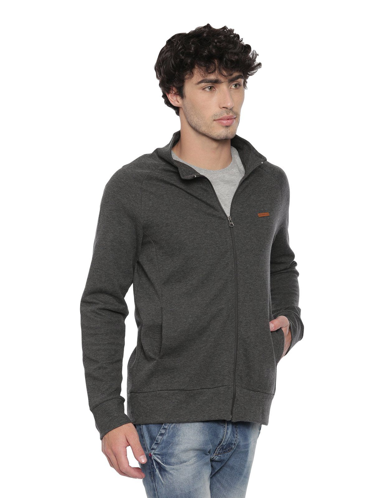 Swiss Club Mens Solid Casual Wear Full Sleeve Slim Fit Sweat Shirt Sweat Shirts Swiss Club 