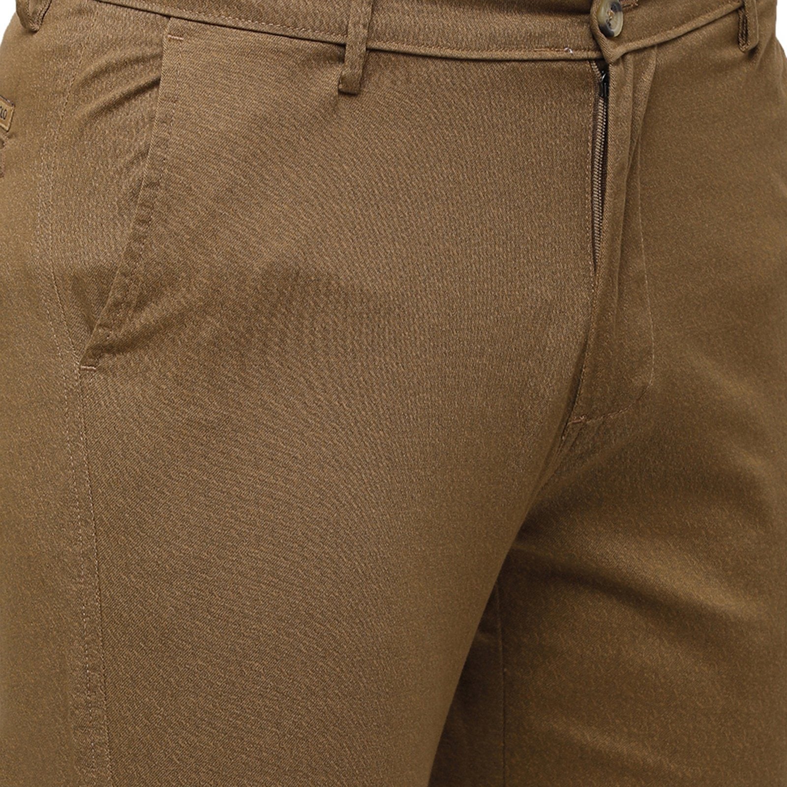 Classic Polo Men's Slim Fit Bottom Bottom Solid Cotton Blend Khaki Trousers TM1-32 B-KHA-SL-LY classic polo trousers Classic Polo 