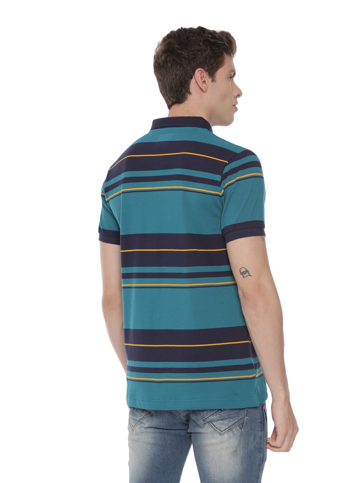 Classic polo Men's Polo Neck Half Sleeve Multicolor Cotton Slim Fit T-Shirt NITRO - 223 A SF P T-shirt Classic Polo 