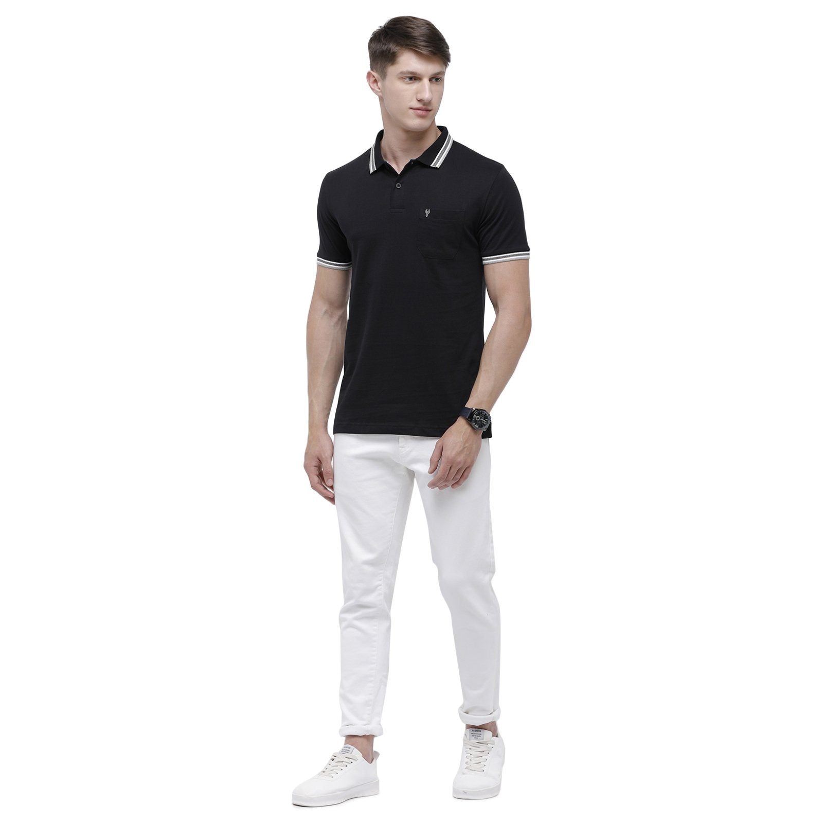 Classic polo Men's  T-Shirt - Pristo Black T-shirt Classic Polo 