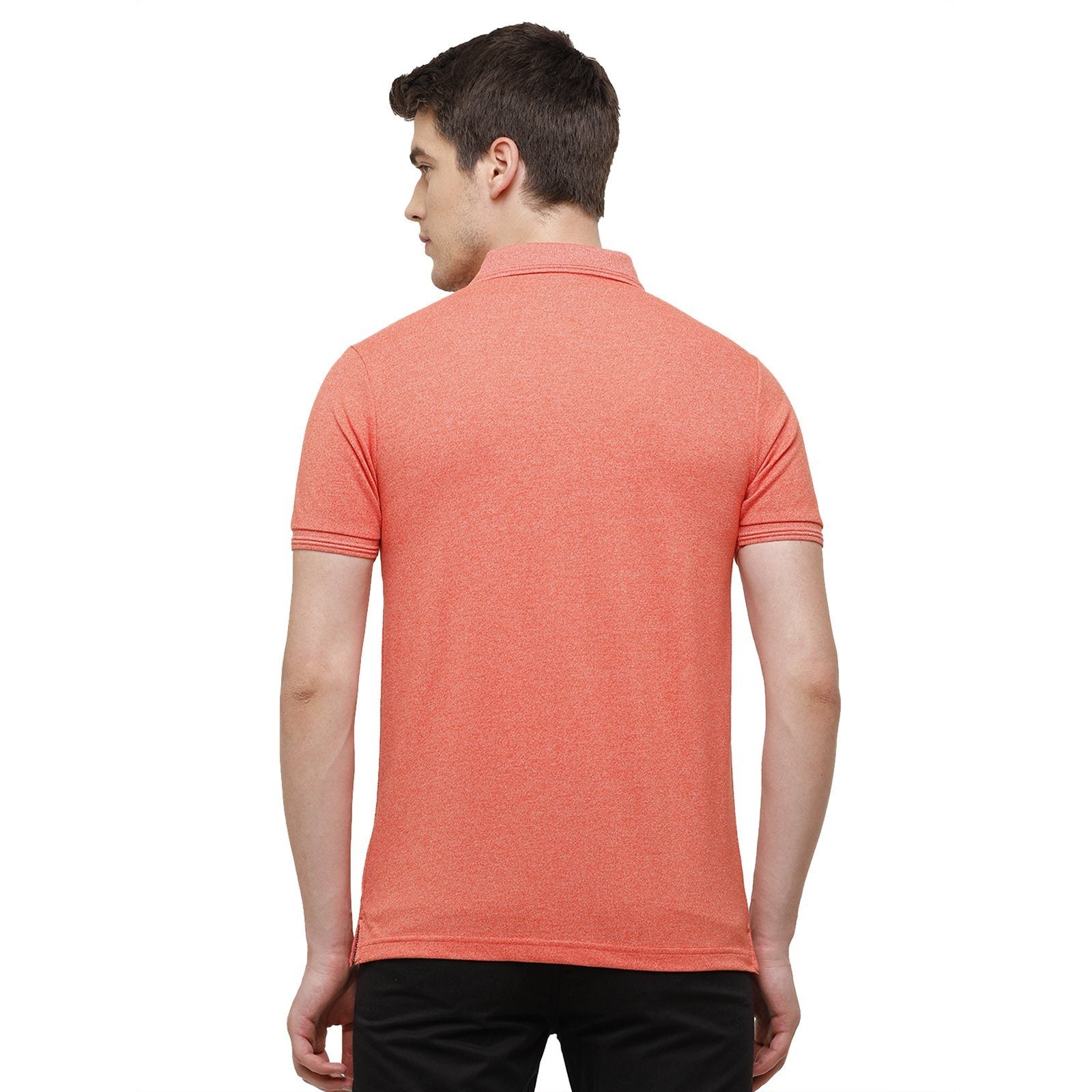 Classic polo Men's Orange Trendy Grindle Polo Half Sleeve Slim Fit T-Shirt - Proten Emberglow T-shirt Classic Polo 