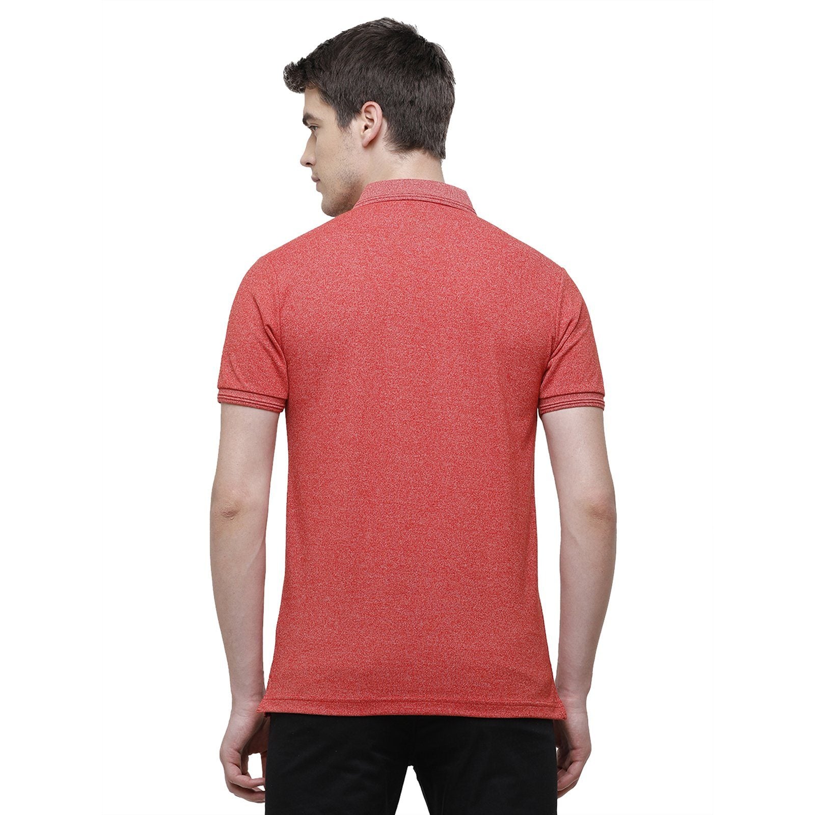 Classic polo Men's Peach Trendy Grindle Polo Half Sleeve Slim Fit T-Shirt - Proten Molten Lava T-shirt Classic Polo 