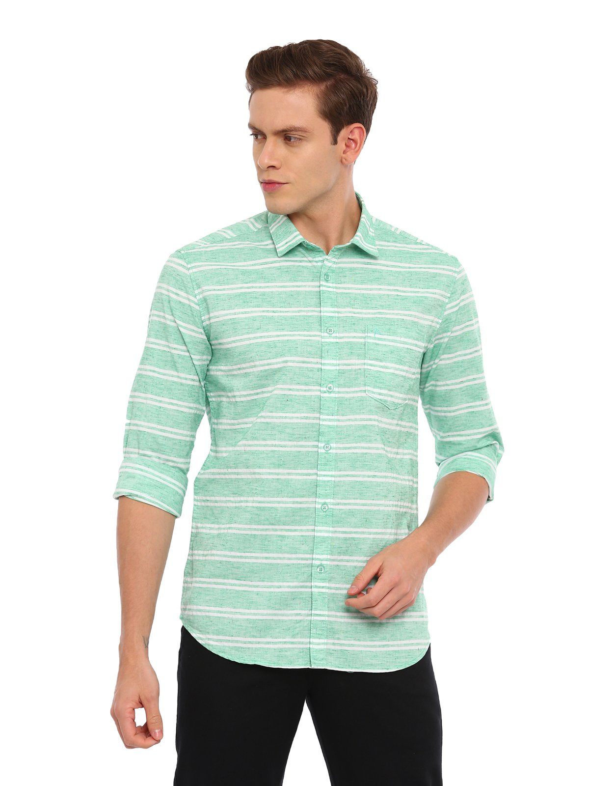 Swiss Club Full Sleeve Collar Neck Fashion Woven Shirt SWISS CLUB Shirt Swiss Club 