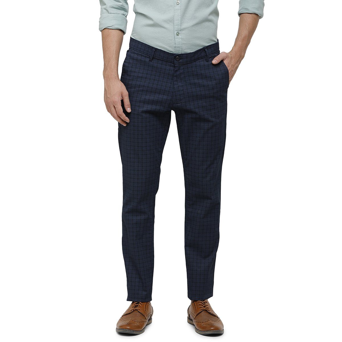 Swiss Club Navy Slim Fit 98 % CTN 2% LYCRA Trouser T-SC-26C-NAV-SL-LY Trouser Swiss Club 