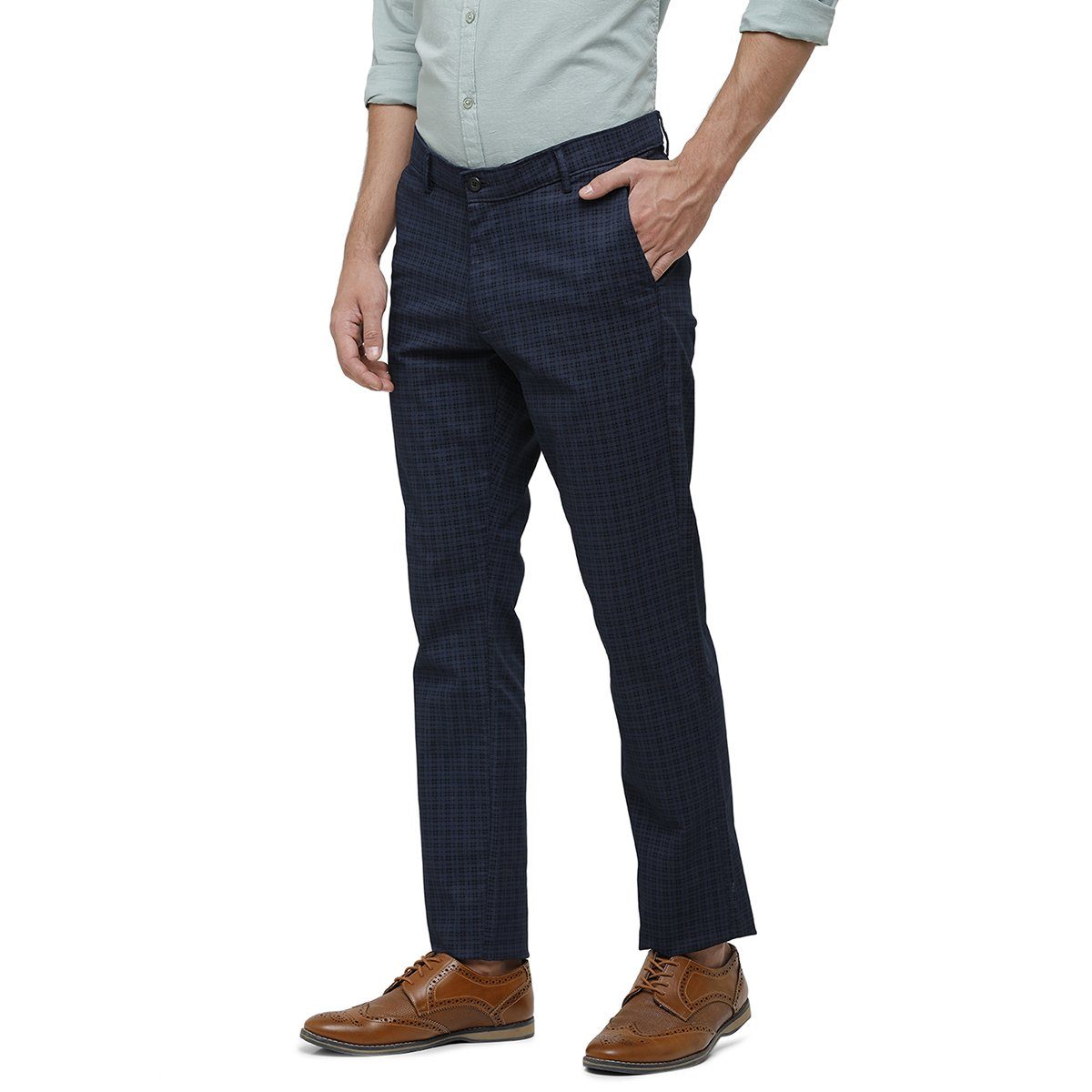 Swiss Club Navy Slim Fit 98 % CTN 2% LYCRA Trouser T-SC-26C-NAV-SL-LY Trouser Swiss Club 