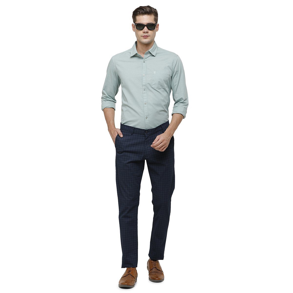 Swiss Club Navy Slim Fit 98 % CTN 2% LYCRA Trouser T-SC-26C-NAV-SL-LY Trouser Swiss Club 