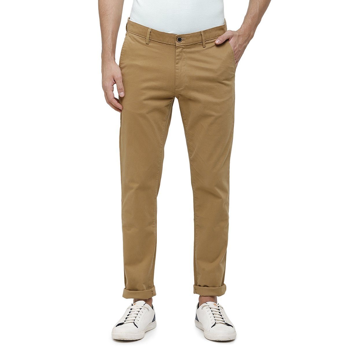 Swiss Club Khaki Slim Fit 98 % CTN 2% LYCRA Trouser T-SC-28A-KHA-SL-LY Swiss Trouser Swiss Club 