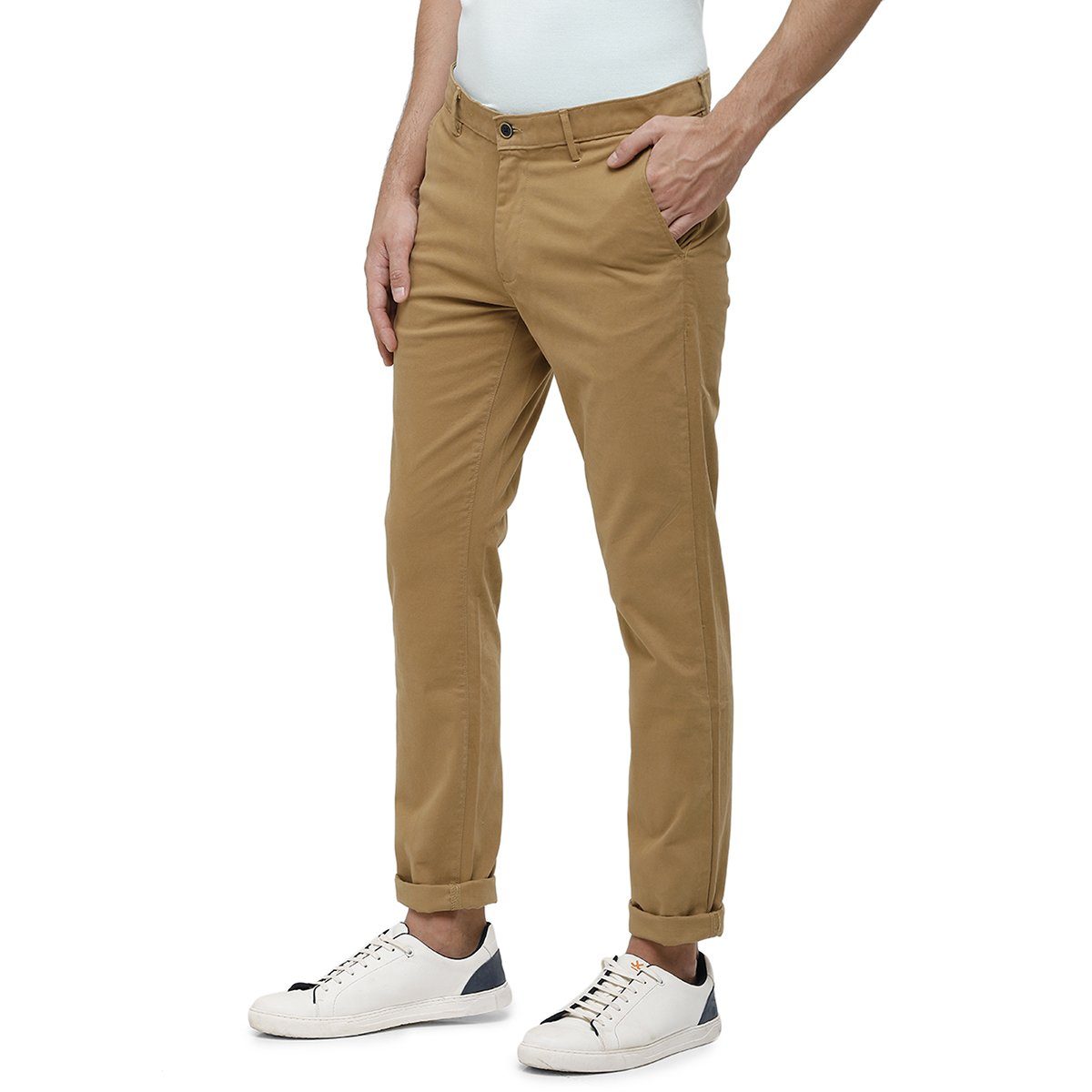Swiss Club Khaki Slim Fit 98 % CTN 2% LYCRA Trouser T-SC-28A-KHA-SL-LY Swiss Trouser Swiss Club 