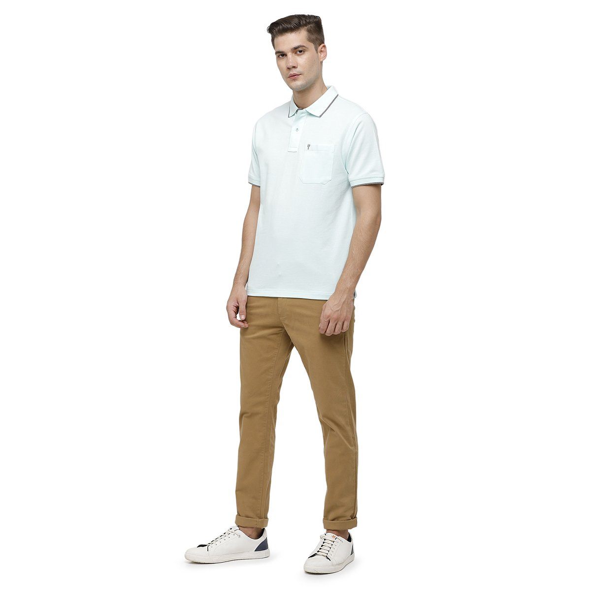 Swiss Club Khaki Slim Fit 98 % CTN 2% LYCRA Trouser T-SC-28A-KHA-SL-LY Swiss Trouser Swiss Club 