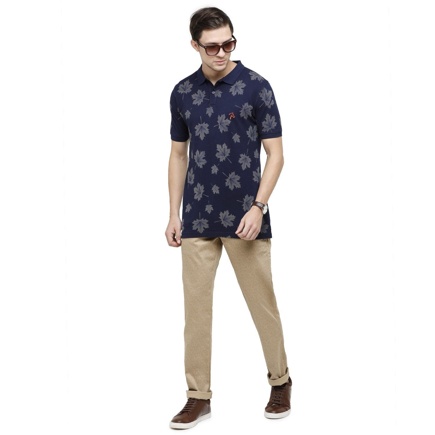 Swiss Club Mens Solid Comfort Fit 98% Cotton 2% Lycra Beige Fashion Trousers ( T-SC-33 A-KHA-CF-LY_30INCH ) Swiss Trouser Swiss Club 