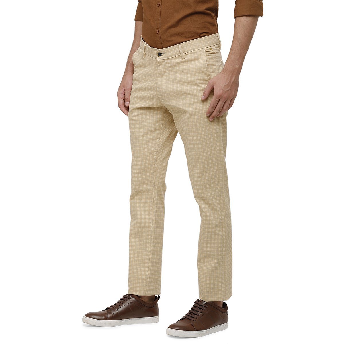 Swiss Club Beige Slim Fit 98 % CTN 2% LYCRA Trouser T-SC-26A-FAW-SL-LY Trouser Swiss Club 