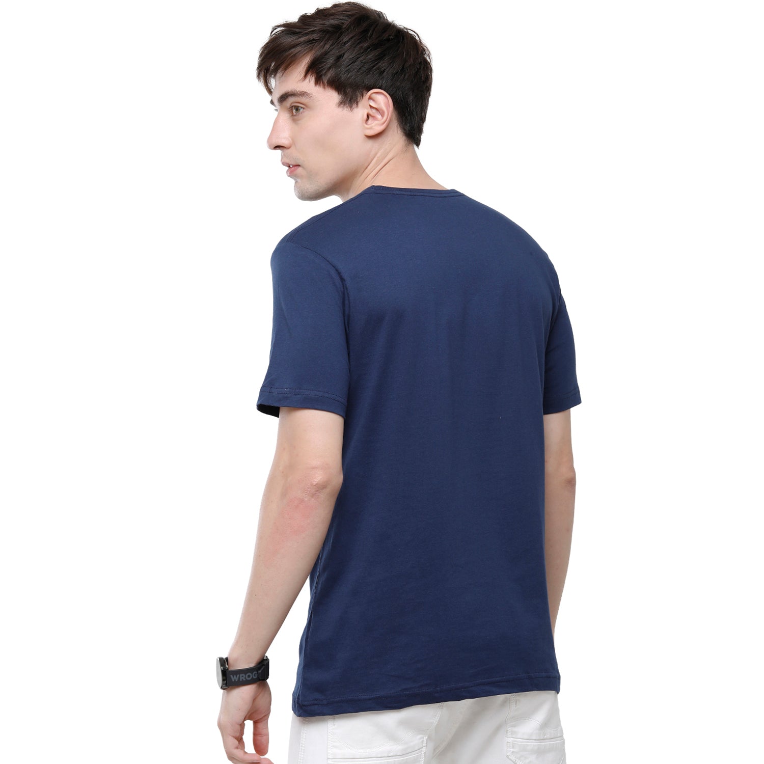 Classic Polo Mens 100% Cotton Solid Half Sleeve Round Neck T-Shirt (Trio Pack) - Ceres-01 T-shirt Classic Polo 