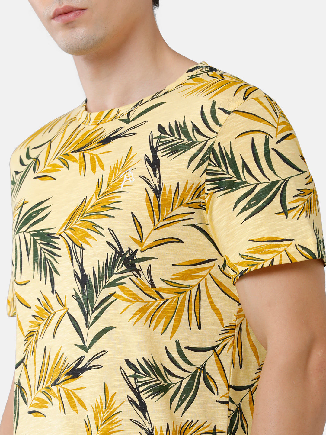 CP BRO Men's Cotton Half Sleeve Printed Slim Fit Round Neck Multicolor Color T-Shirt | Brcn 467 A