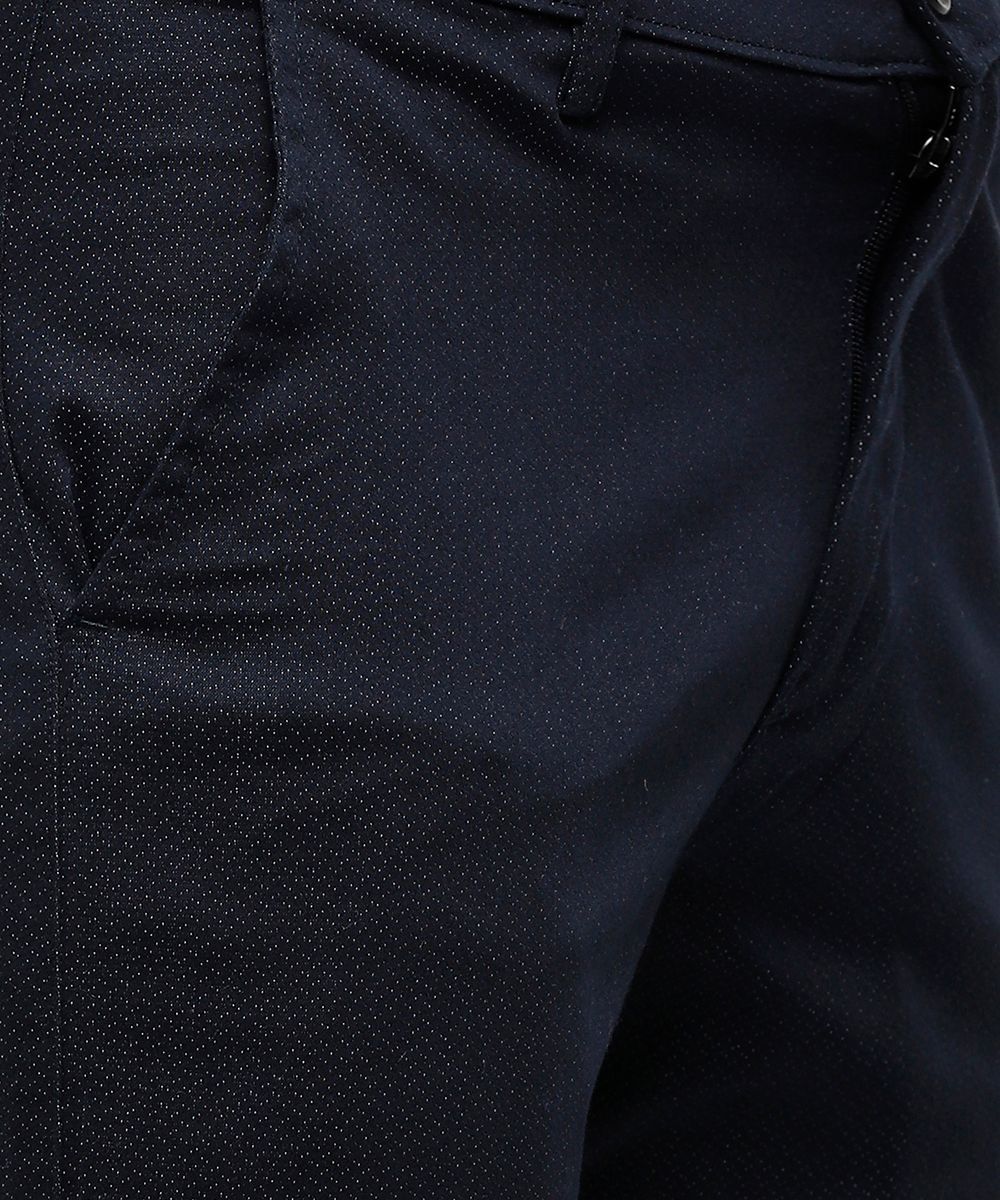 Classic Polo Mens Solid Cotton Blended Navy Trousers ( TM2-06 B-NAV-SL-LY ) classic polo trousers Classic Polo 