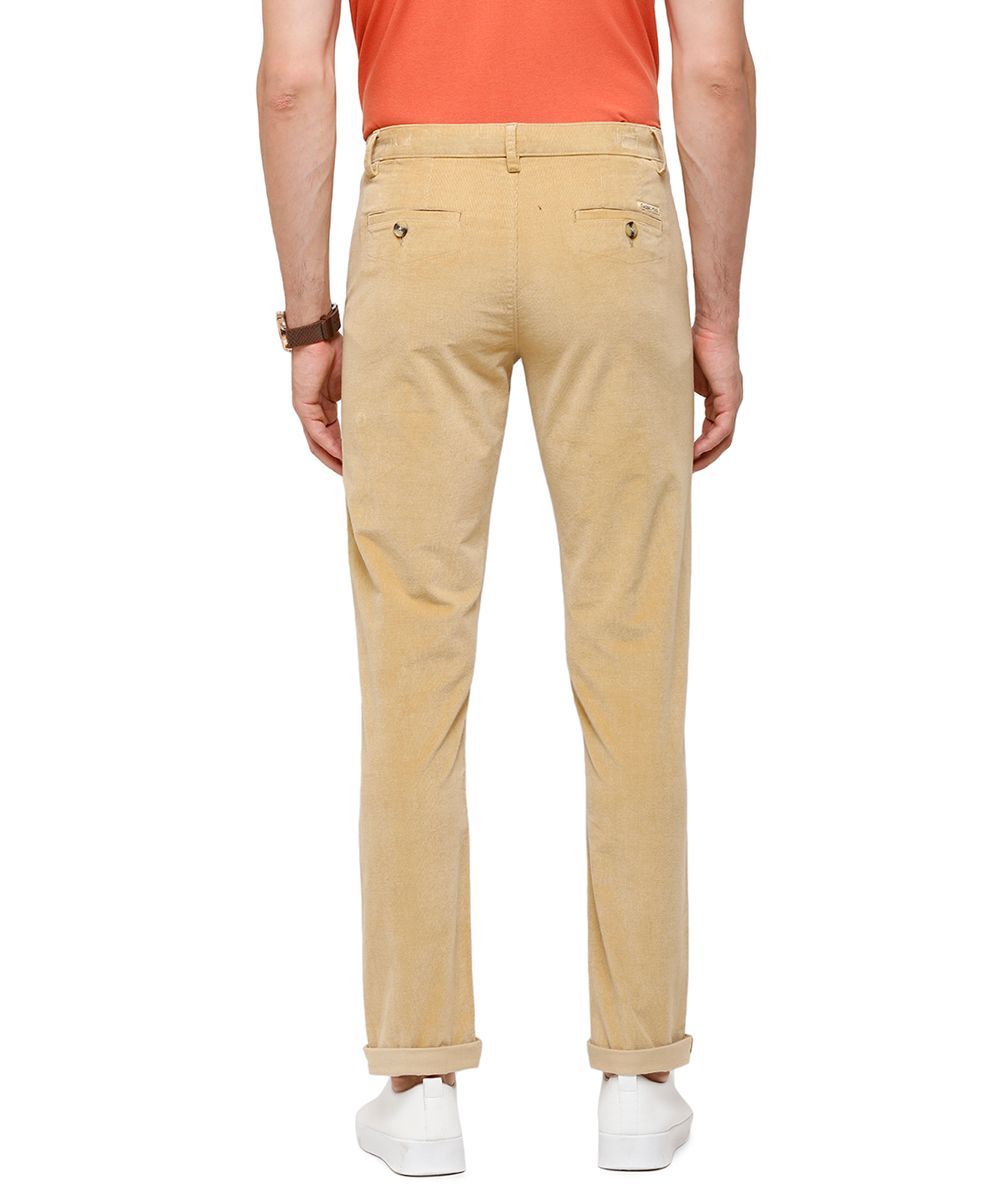 Classic Polo Mens Solid Cotton Blended Beige Trousers ( TM2-01 B-FAW-SL-LY ) classic polo trousers Classic Polo 