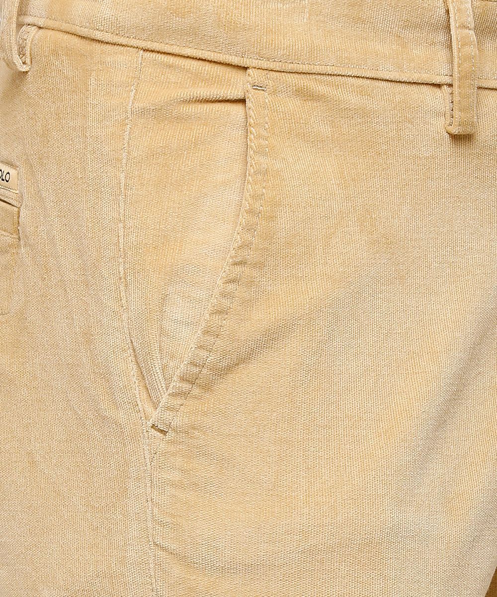 Classic Polo Mens Solid Cotton Blended Beige Trousers ( TM2-01 B-FAW-SL-LY ) classic polo trousers Classic Polo 