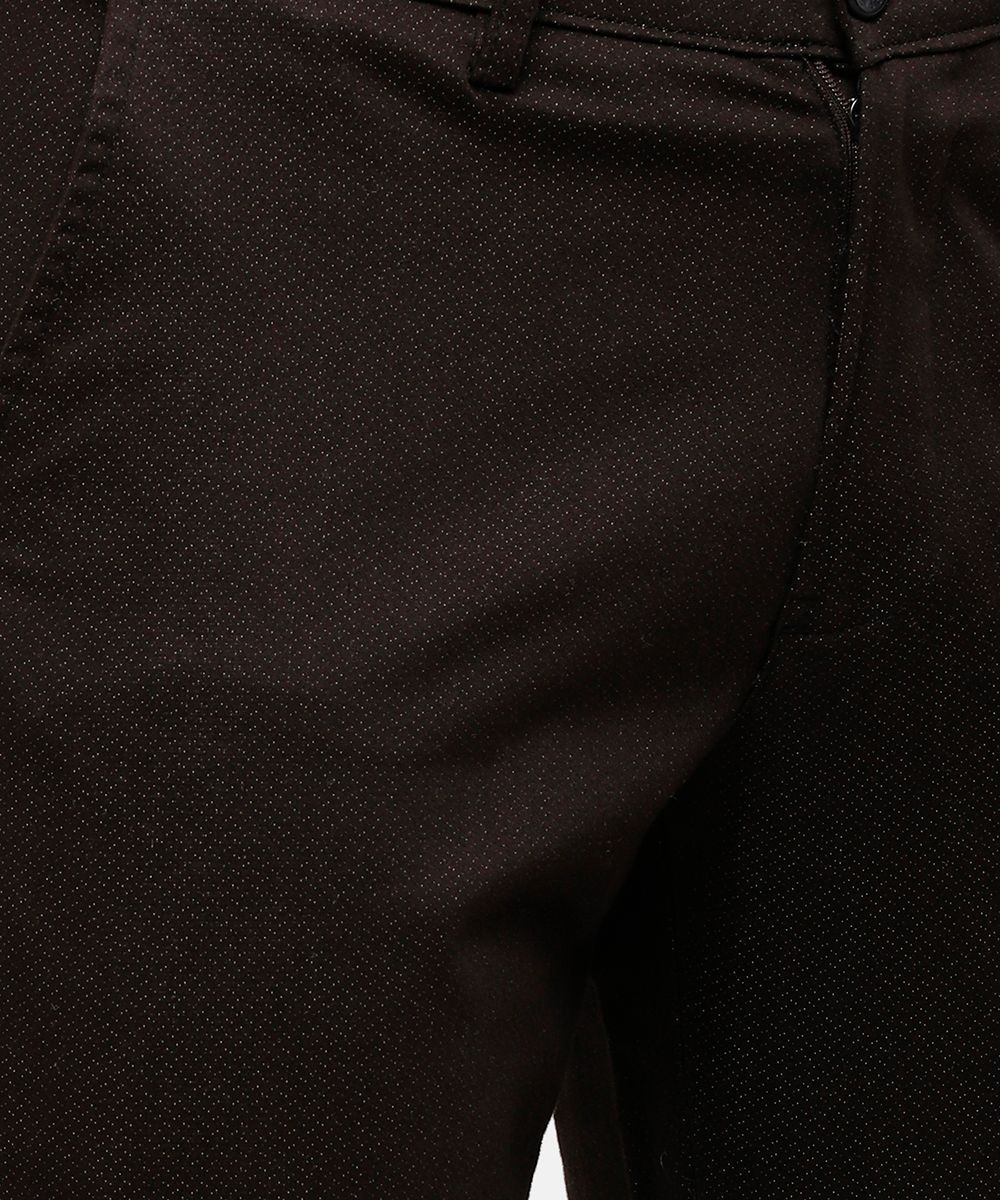 Classic Polo Mens Solid Cotton Blended Black Trousers ( TM2-06 A-BLK-SL-LY ) classic polo trousers Classic Polo 